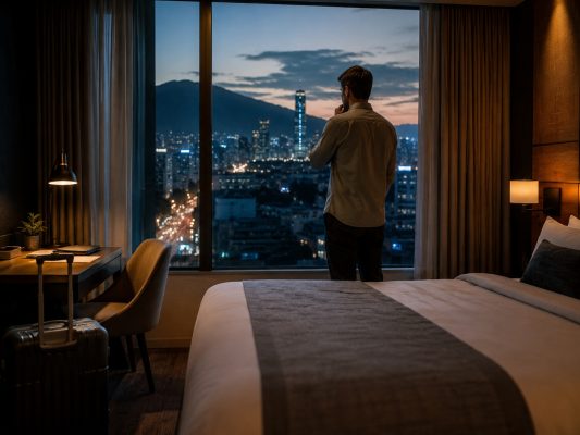 鮑你發使用教學，說明如何從住宿位置回推應該查看的地區頁